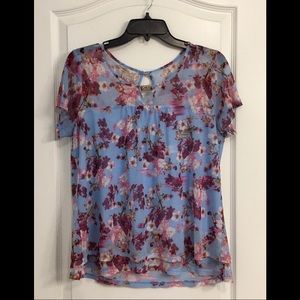 NY Collection Floral Blouse